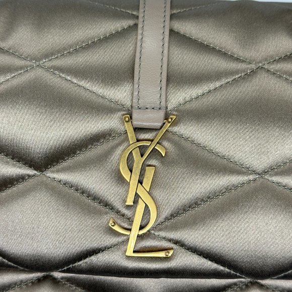 Saint Laurent YSL Monogram LE 57 Matelasse Quilted Satin Shoulder Flap Bag - Picture 13 of 16